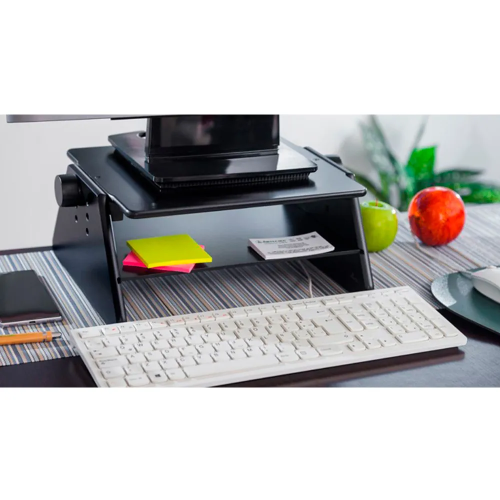 MESA MÚLTIPLE GRADUABLE 3 ALTURAS PARA MONITOR O TODO EN UNO