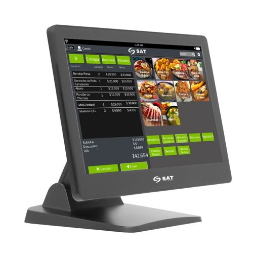 TODO EN UNO POS SAT N140 TOUCH INTEL J4125 RAM 4GB SSD 128GB